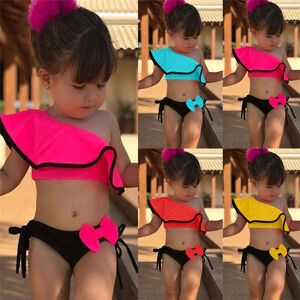 Time Trip Baby Kinder Mädchen Zweiteiliger Badeanzug Sommer Kind Bademode Für Wassersport Bikini Schwimmkleid