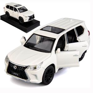 Fourall- Model Cars Lexus 570 Offroad-Luxus-Suv-Modellauto Im Maßstab 1:22, Großes Spielzeugauto Zum Zurückziehen Aus Zinklegierung Mit Sound Und Licht Für Kinder, Jungen Und Mädchen Als Geschenk