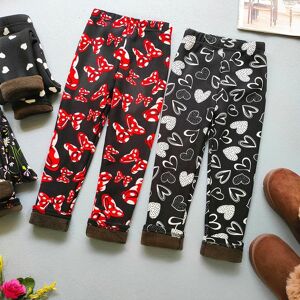 Qeenraan Kinder Leggings Baby Mädchen Dünne Fleece Hosen Kinder Floral Rose Rot Camouflage Hosen Mädchen Hosen