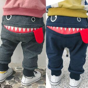 Maita Childrenswear Modische Freizeithose Mit Monster-Print Für Jungen Mit Großem Mund