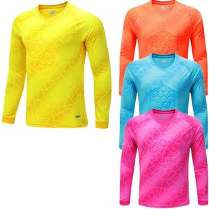 Linjinx Torwart-T-Shirt Für Kinder, Jungen, Sport, Fußball, Fußball, Torwart, Brust, Ellenbogen, Gepolstertes Oberteil, Langärmliges Jersey-Shirt