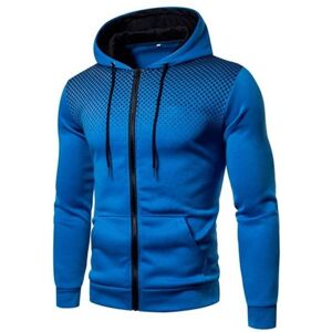 Hersight Herren-Kapuzenpullover Mit Reißverschluss, Kapuzenpullover, Grafik-Reißverschlusstasche, Polka-Pot-Aufdruck, Sport, Outdoor, Lässige Kapuzenpullover, Schmale Sweatshirts