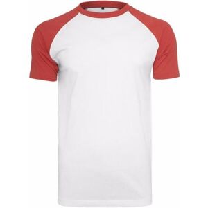 Build Your Brand Raglan-Kontrast-Kurzarm-T-Shirt Für Herren