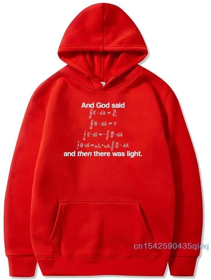 91421224mabmbmu83b God Said Max Well Equations Mathe Science Discount Hooded Fashion Young Custom Hoodies Black Autumn Long Sleeve Sweatshirt