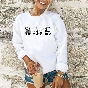 Sweetlovely Mode Frauen Panda Liebe Tier Nette Pullover Drucken Weibliche Druck Frühling Herbst Casual Regelmäßige Grafik Sweatshirts