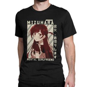 91530103mac20xf9xe Mizuhara Kanojo Okarishimasu Rental T-Shirt Für Unisex, 100 % Baumwolle, Neuheits-T-Shirt, Rundhalsausschnitt, Hohe Leibhöhe, Invasion-T-Shirts, Kurze Ärmel