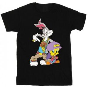 Looney Tunes Damen/damen Bugs And Tweety Hip Hop Baumwoll-Boyfriend-T-Shirt