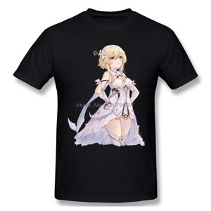 91530103mac20xf9xe Angry Lumine Traveler Anime T-Shirt Design Genshin 100 % Baumwolle Unisex T-Shirt T-Shirts Übergroße Streetwears Harajuku