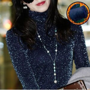 Little Spring Frauen Herbst Winter Warme Frauen Pullover Plus Größe Verdickt Samt Warme Bodenbildung Saweatshirts Hemd Top