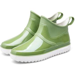 Amarantos Wasserdichte Knöchel-Regenstiefel Für Herren, Gummi, Rutschfest, Für Autowäsche, Küche, Arbeitsschuhe, Plateaustiefeletten