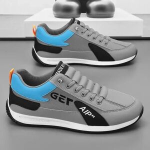 Kualool Herren Trendy Modische Sportschuhe Frühling 2024 Neue Stil Casual Sneakers Schnür-Laufschuhe Design