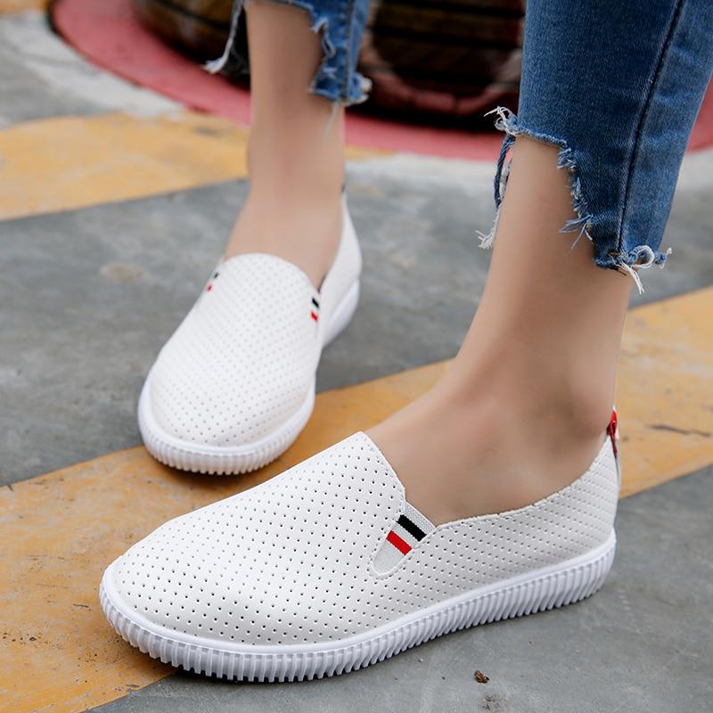 Shoes Women Sommer Damen Casual Flache Schuhe Slip On Flats Handgemachte Schuhe Loafers Mokassin Flache Damenschuhe