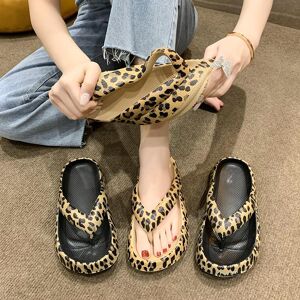 Blackberry 01 Flip-Flops Leopard Sommer Strand Rutschfeste Hausschuhe Outdoor Weiche Sohle Damen Flip-Flop