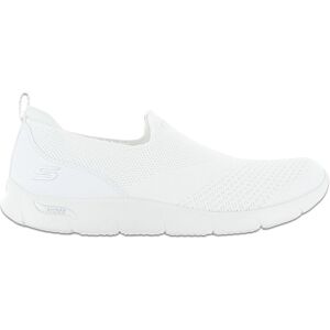 Skechers Arch Fit Refine - Dont Go - Damen Sneakers Slip-On Schuhe Weiß 104164-Wht Original