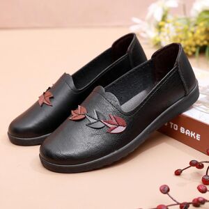 Yikx Fashion Frauen Wohnungen Frau Loafers Weibliche Schuhe Slip On Mokassins Frauen Schuhe Große Größe 35-41