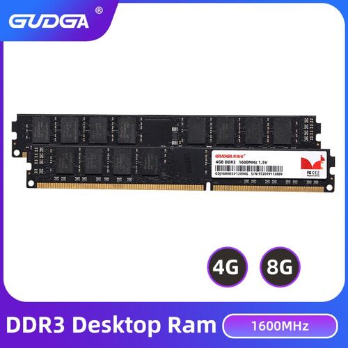 Essager Electronic Gudga DDR3 4 GB 8 GB Ram Desktop-Speicher Ram 1600 Mhz 1,5 V 240pin für Desktop-Dimm-PC Ddr3 Memoria Ram Ddr3 8 GB 4 GB Desktop-Ram