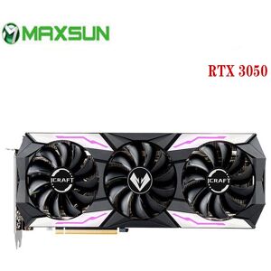 Maxsun Neue Grafikkarten Rtx 3050 Icraft 8g Gddr6 Gpu Computer Pc 128bit Dp*3 Pci Express X16 4.0 Gaming Grafikkarte