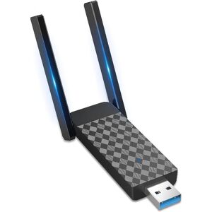 Bobo Life Wlan-Stick Für Pc, Ac1300 Usb 3.0 Wlan-Adapter Pc (867 Mbit/s 5 Ghz, 400 Mbit/s 2,4 Ghz) Duale 5-Dbi-Wlan-Antenne Für Laptop/desktop/pc