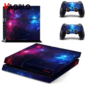 Vaorlo Galaxy Star Vinyl Skin Aufkleber Schutzfolie Für Ps4 Konsole + 1 Controller Skin Cover