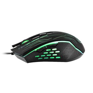 Tomtop Jms G820 Kabelgebundene Gaming-Maus, 7-Farbige Hintergrundbeleuchtung, 6 Tasten Led, 3200 Optische Dpi, Computermaus, Gamer-Maus