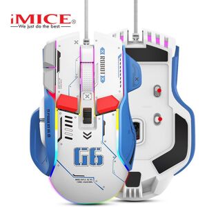 Imice 12800 Dpi Spielmaus, Kabelgebunden, Usb-Mäuse, 12 Tasten, Makro-Definition, Professionell Für Gaming-Maschinen, Maus Mit Rgb-Licht