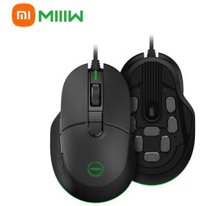 Xiaomi Youpin Miiiw Wired Gaming Mouse 700g Rgb Bunter Lichteffekt 1000hz Geschwindigkeit 10 Tasten 7200dpi Ergonomische Gamer Pc Maus