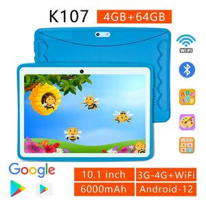 Bdf Android12 Kinder-Tablets, 10,1 Zoll, 4 Gb + 64 Gb, Wlan + 3g, 4g Lte, Internet, Google Play-Tablets Für Kinder, Studenten, Bildung