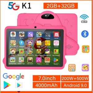 Bdf 5g Wifi K1 Tablet 7 Zoll Kinder Kinder Tablet Pc Android 9.0 Tablets Pc 32gb Schönes Design Lernen Unterhaltung Geschenk Kinder