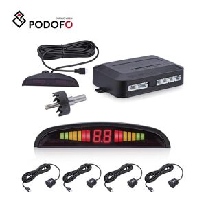 Podofo Auto Led Parksensor Automobil Auto Parktronic Display Reverse Backup Sensor Monitor System
