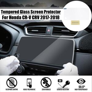 Jnydfacai Auto Display Gehärtetes Glas Screen Protector Lcd Touch Film Navigation Für Honda Cr-V Crv 2017 2018