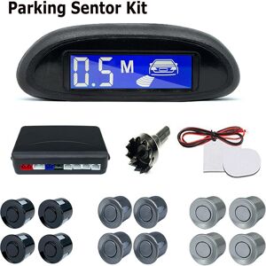 Icreative Car Parktronic Led-Parksensor-Set, Radar-Hintergrundbeleuchtung, Display, Backup-Monitor, Detektorsystem