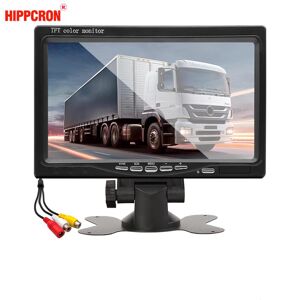 Hippcron 12/24v 7 Zoll Auto Display Tft High Definition Reversible Display Auto Rückansicht Monitor Auto Lkw Display