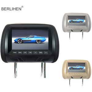 Berlihen 7 Zoll Dc12v Auto Lcd Digital Display Hd Kopfstütze Monitor Rücksitz Unterhaltung Mp5 Player Mit Fernbedienung