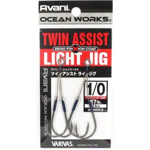 Ausverkauft Varivas Ah-59 Ocean Works Twin Assist Light Jig 1/0 - 2,5 Cm (4520)