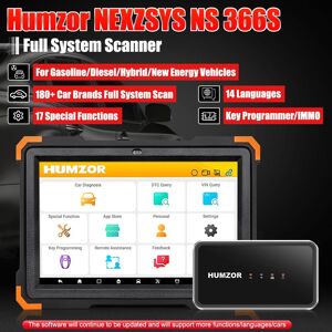 Humzor Nexzsys Ns366s Komplettsystem-Scanner, Benzin, Diesel, Obd-Diagnosetool, Öl-Reset, Tpms, Batterietest, Dpf, Kfz-Diagnosetool