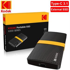 Kodak X200 Ssd 256 Gb Usb 3.1 Externe Festplatte Solid State Pssd Für Laptops Desktops Ps5 Xbox Ps4