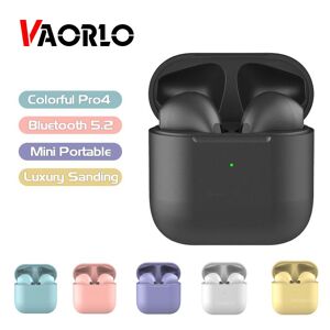 Vaorlo Schleifqualität Pro4 Tws Bluetooth 5.2 Kopfhörer Drahtloser Kopfhörer Mini Tragbarer Hifi-Stereo-Musikbass Für Alle Smartphones Bunt
