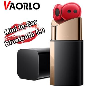 Vaorlo Tragbare Bluetooth-Kopfhörer, Mini-In-Ear-Headset Mit Hd-Mikrofon, Geräuschunterdrückung, Hifi-Bass-Stereo Für Alle Smartphones, Kabellose Kopfhörer