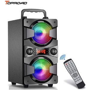 Toproad 60 W Bluetooth Lautsprecher Tragbare Big Power Wireless Stereo Bass Karaoke Party Lautsprecher Subwoofer Unterstützung Fm Radio Led Licht