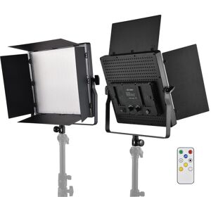 TOMTOP JMS 60 W Zweifarbiges Fotolicht, Led-Lichtpaneel, 1024 Led-Perlen, 3200 K–5600 K, Dimmbar, Dc/np-Serie