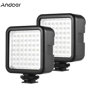 Andoer W49 Mini Led Panel Video Licht Kamera Fülllicht Fotografie Zubehör Für Canon Nikon Sony A7 Dslr