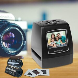 Tomtop Jms Tragbarer Negativfilmscanner, 35/135-Mm-Diafilmkonverter, Foto-Digitalbildbetrachter Mit Integrierter 2,4-Zoll-Lcd-Bearbeitungssoftware