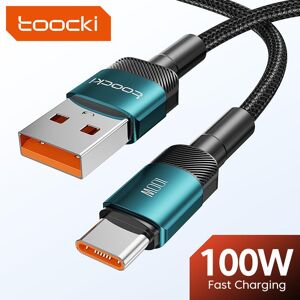 Toocki 6a Usb Typ C Kabel Für Xiaomi Poco Samsung Huawei 100w Schnellladegerät Usb C Datenkabel Typec Kabel Für Realme Oppo