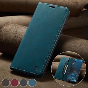 Eformobile Luxus Business Travel Leder Portemonnaie Handyhülle Kickstand Für Iphone 12 Pro,Xiaomi Redmi Note 9,Huawei P50,Samsung S9 Google Magnetic Flip Book Cover