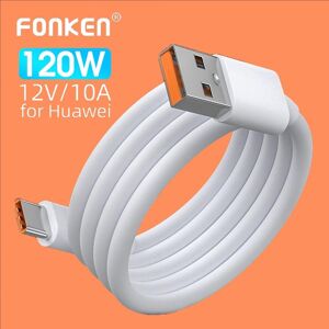 Fonken 10a Typ C Usb-Kabel 120w Super Schnellladekabel Für Huawei Mate 40 Xiaomi Samsung Honor 50 Schnellladung Usb C-Kabel Datenkabel