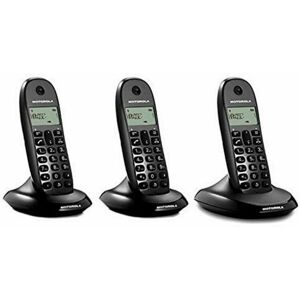 Electronique Motorola-Telefon E07000d48b3aes03 (3 Stk) Schwarz