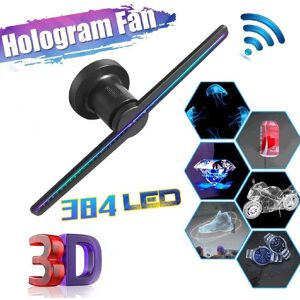 Pro Diy Tool 3d Leds 384 Lampe Perlen Hd Fernbedienung Hologramm Fan Projektor Werbung Display Wifi Holographische Display Player