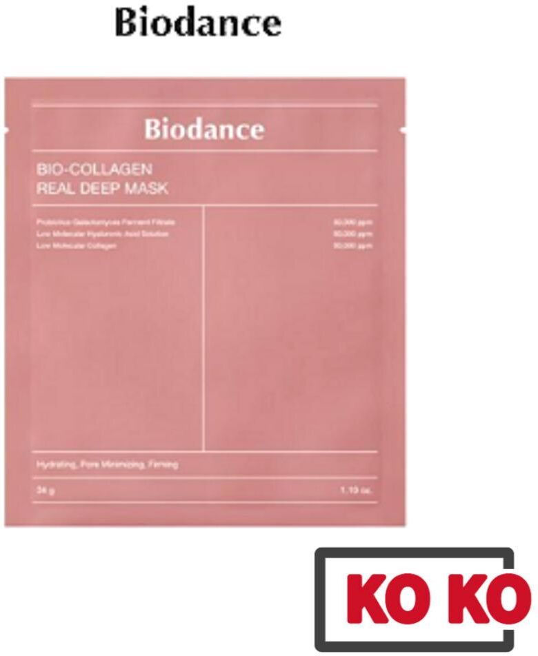 Koko Beauty&health [Biodance] Neu Bio-Collagen Real Deep Mask 34g 1 Stück/2 Stück/5 Stück