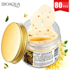 Bioaqua 80 Stück/flasche Gold Osmanthus Augenmaske Augenpflege Kollagen Gel Molkeprotein Schlaf Augenklappe