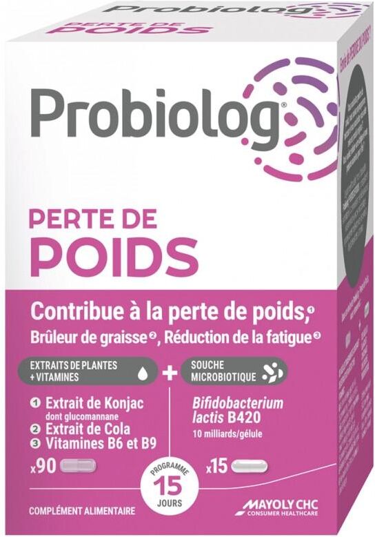 Mayoly Spindler Probiolog Weight Loss 90 Kapseln + 15 Kapseln